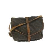 Louis Vuitton Vintage Pre-owned Canvas louis-vuitton-vskor Brown, Dam