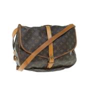 Louis Vuitton Vintage Pre-owned Canvas louis-vuitton-vskor Brown, Dam