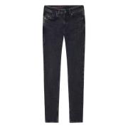 Diesel Punk Rock Skinny Jeans Black, Herr