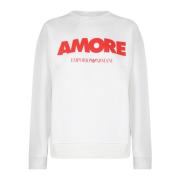 Emporio Armani Sweatshirts White, Herr
