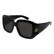 Gucci Stiliga solglasögonkollektionen Black, Dam