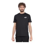 Puma Sportig Svart T-shirt Essentials+ Tape Black, Herr