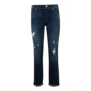 Armani Exchange Indigo Denim 5 Fickor Jeans Blue, Dam