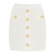Balmain Short Skirts White, Dam