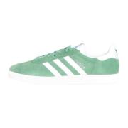 Adidas Originals Grön och vit Gazelle Sneakers Multicolor, Herr
