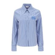 Etro Klassisk Vit Button-Up Skjorta Multicolor, Dam