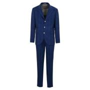 Brunello Cucinelli Single Breasted Suits Blue, Herr