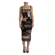 Dolce & Gabbana Midi Dresses Multicolor, Dam