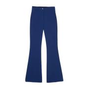 Blugirl Wide Trousers Blue, Dam