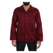 Dolce & Gabbana Casual Shirts Red, Herr