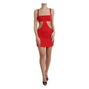 Dolce & Gabbana Stunning Röd Cut Out Bodycon Klänning Red, Dam