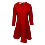 Marni Pre-owned Pre-owned Silke klnningar Red, Dam