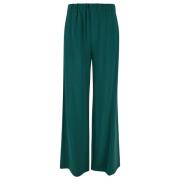 Plain Units Wide Trousers Green, Dam