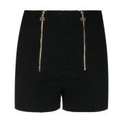 Patou Svarta Denim Shorts Black, Dam