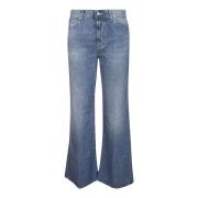 Dondup Flared Jeans Blue, Dam
