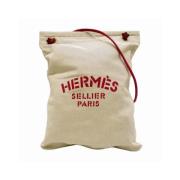 Hermès Vintage Pre-owned Canvas axelremsvskor Beige, Dam