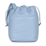 Douuod Woman Himmelblå Bucket Bag med Justerbar Snodd Blue, Dam