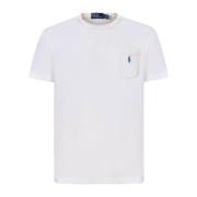 Polo Ralph Lauren Keramisk Vit Bomull T-shirt White, Herr