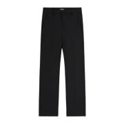 Dondup Regular-Fit Ull Chino Byxor Black, Dam