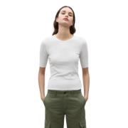 Ecoalf Salla Tencel Ekologisk Bomull T-shirt White, Dam