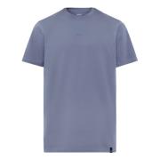 Boggi Milano T-shirt i stretch Supima-bomull Blue, Herr