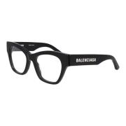 Balenciaga Fyrkantig ram glasögon Bb0263O Black, Unisex