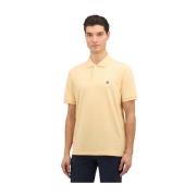 Brooks Brothers Gul Heather Supima Bomull Stretch Pique Piké Yellow, H...