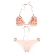 La Revêche Rosa kvarts blommig bikini Pink, Dam