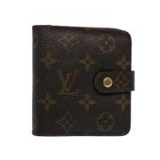 Louis Vuitton Vintage Pre-owned Belagd canvas plnbcker Brown, Dam