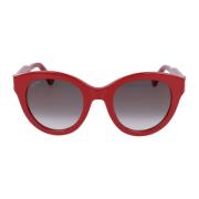 Cartier Stiliga solglasögon Modell 0436S Red, Dam