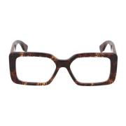 Fendi Fyrkantiga Acetatglasögon Fe50072I Brown, Unisex