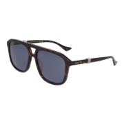 Gucci Fyrkantig Ram Solglasögon Brown, Unisex