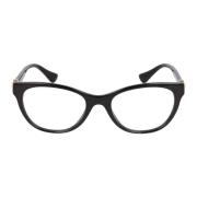 Versace Cat Eye Acetatglasögon Black, Dam