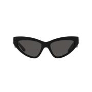 Dolce & Gabbana Glamorösa Cat-Eye Solglasögon Black, Dam
