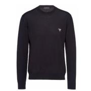 Prada Snygg Sweater Kollektion Black, Herr