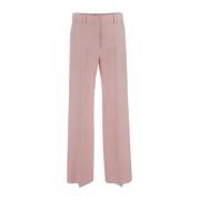 Valentino Straight Trousers Pink, Dam