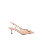 Coccinelle Stilettklack Sandal med Metall Detaljer Pink, Dam