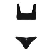Reina Olga Svart Ginny Scrunch Bikini Set Black, Dam