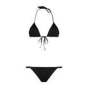 Reina Olga Svart Havskläder Scrunchie Bikini Set Black, Dam