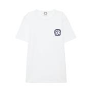 Ines De La Fressange Paris Vit Oscar T-shirt med Eklöv White, Dam