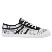 Kawasaki Canvas Sneakers News Paper Style Multicolor, Herr