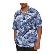 Tommy Jeans Hawaiian Camp Kortärmad Skjorta Multicolor, Herr