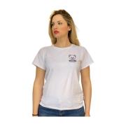 Moschino Casual Bomull T-shirt White, Dam