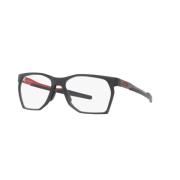 Oakley Matte Grey Red Glasögonbågar Gray, Unisex