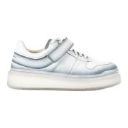 Santoni Italienska Lädersneakers Britney Modell White, Dam