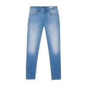 Antony Morato Denimbyxor Ozzy Tapered Stil Blue, Herr