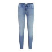 Pure Path Stone Washed Skinny Fit Jeans Blue, Herr