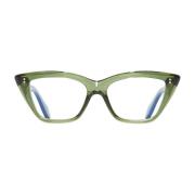 Cutler And Gross Vintage Cat-Eye Glasögon 9241 Stil Green, Dam