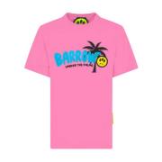 Barrow Bubble Jersey T-Shirt Pink, Herr