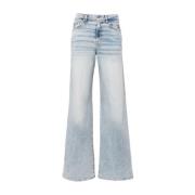 7 For All Mankind Vintage Sunday Flared Jeans Blue, Dam